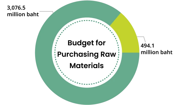Budget for Purchasing Raw Materials 2022